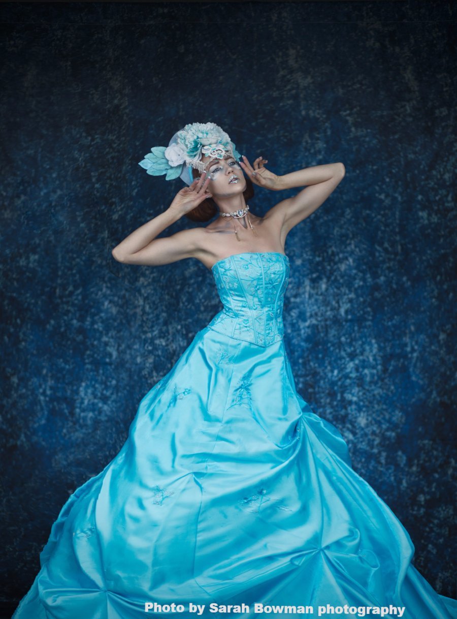 Buy discount Kate Abstract Blue Backdrop Texture Portrait Retro