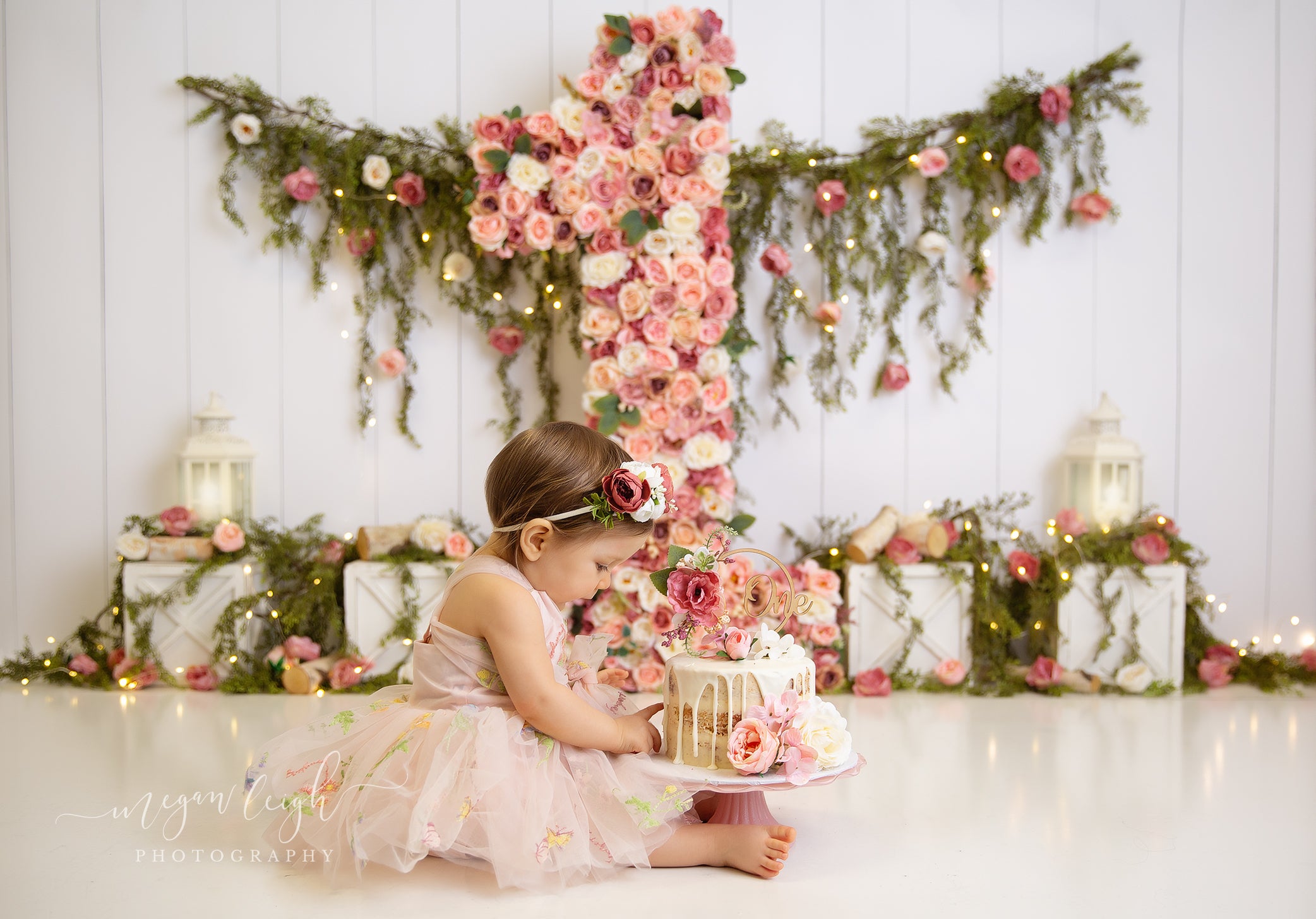 Baby girl first birthday 2024 floral