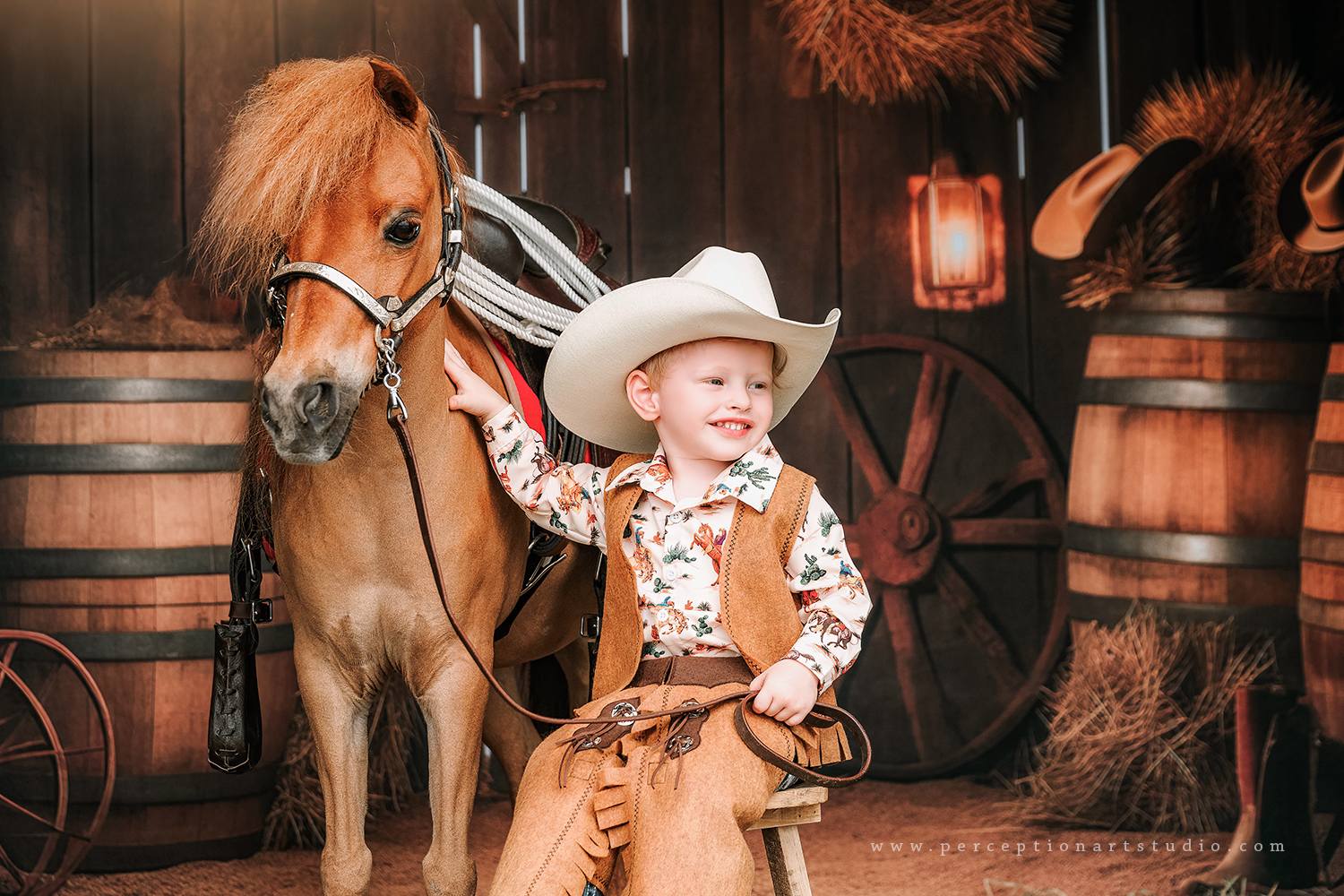 Kate Autumn Barn Door with Boots Boy Backdrop Designed by Chain Photography -UK