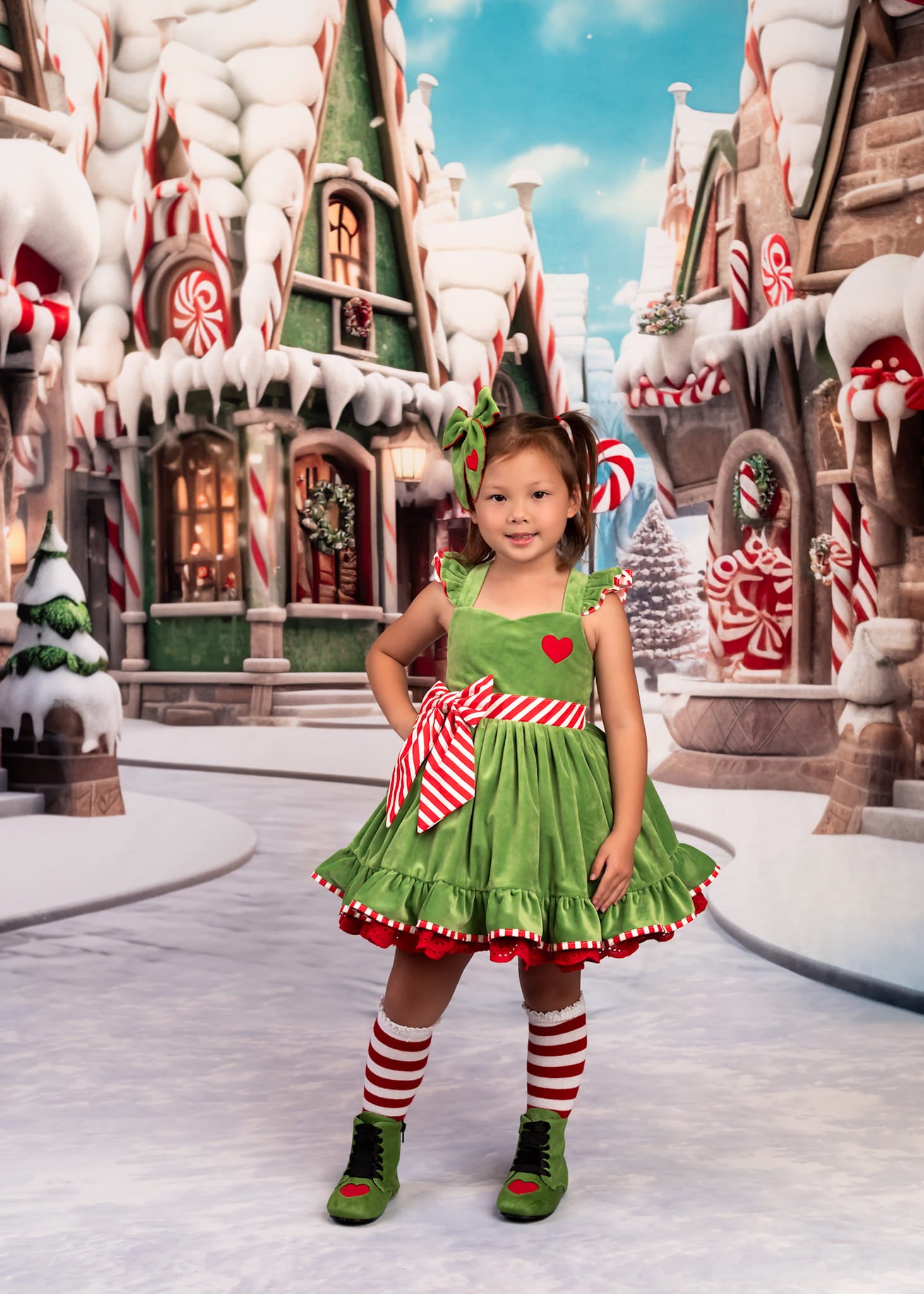 Kate Winter Christmas Town Backdrop Designed by Emetselch -UK