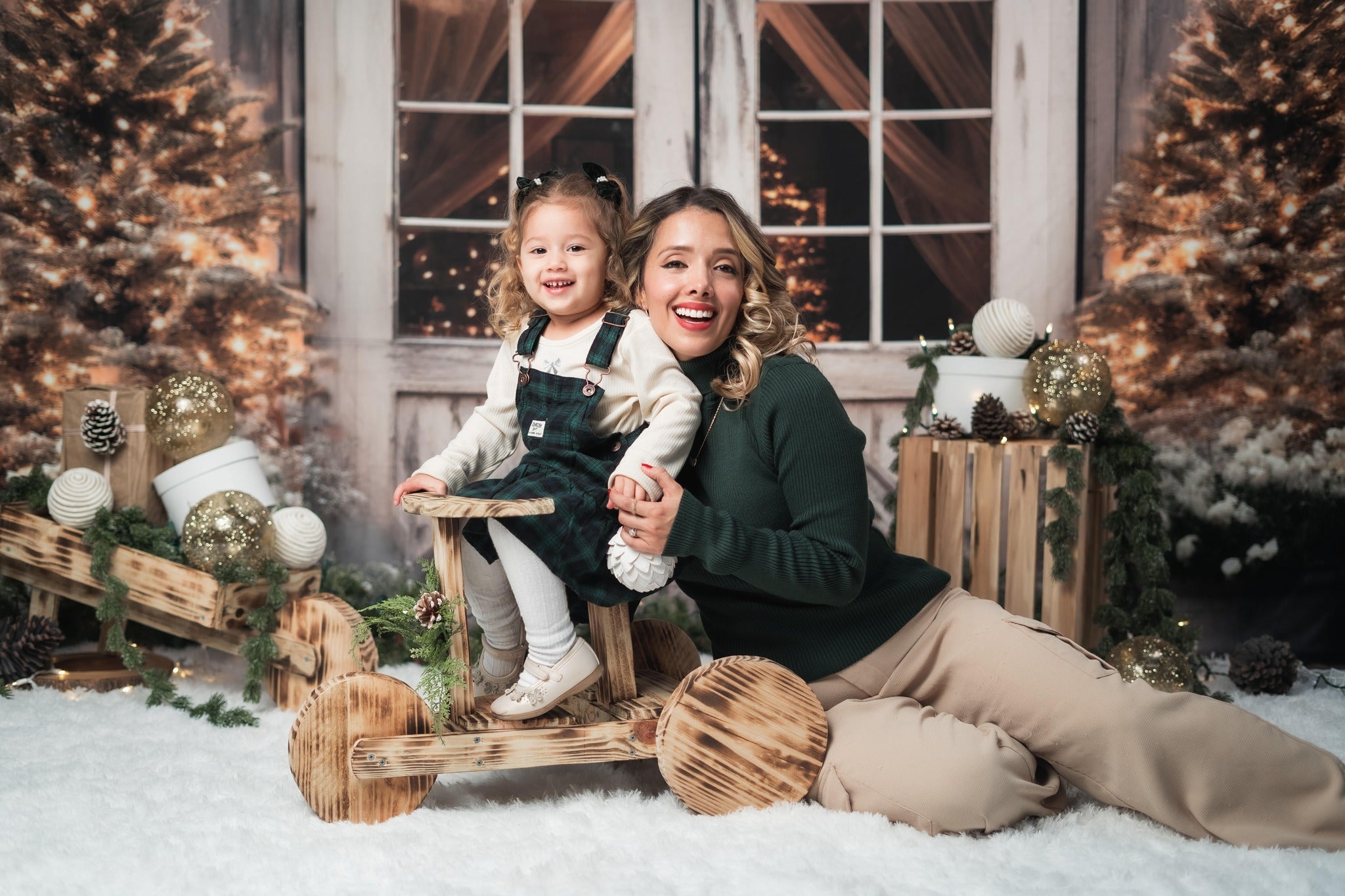 Kate Christmas Barn Backdrop Designed by Emetselch