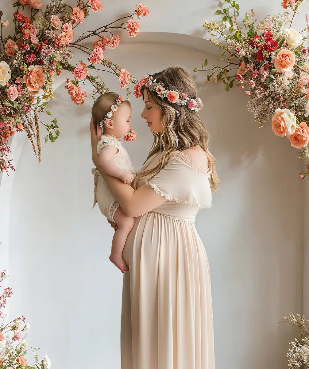 Kate Spring Wedding Flowers White Arch Backdrop Designed by Emetselch