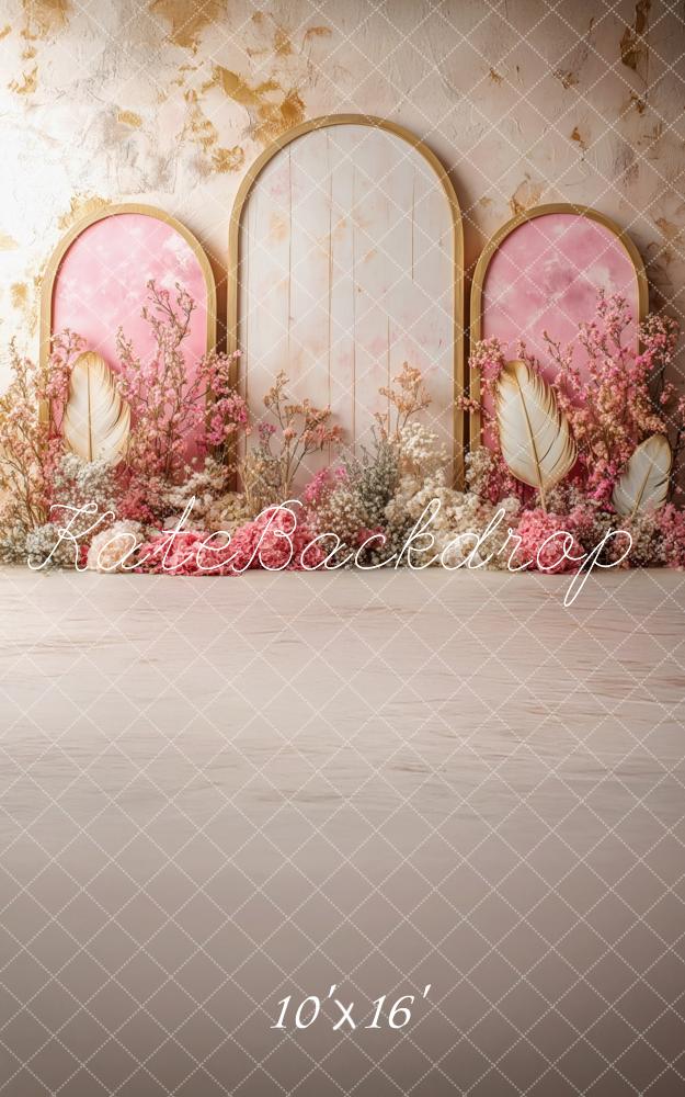 Kate Sweep Spring Pastel Floral Arch Backdrop Designed by Patty Robert -UK