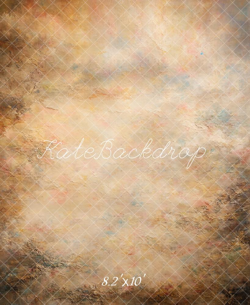 Kate Abstract Texture Vintage Light Brown Backdrop Designed by Emetselch