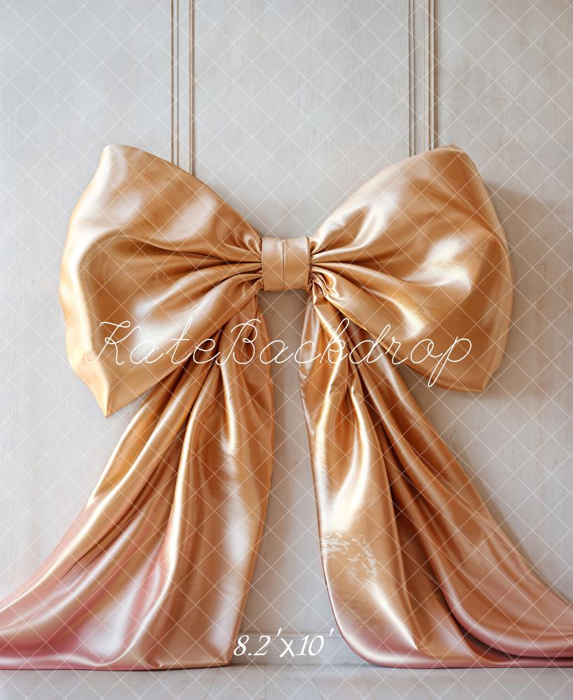 On Sale Kate Elegant Gold Bow Backdrop Designed by Emetselch