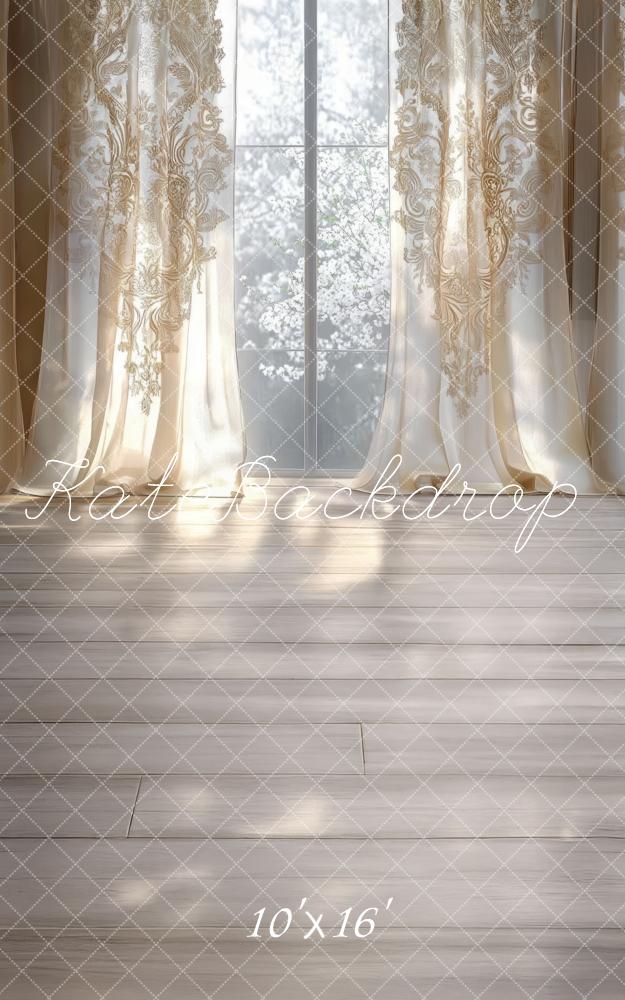 Kate Sweep Elegant Curtain Window Sunlight Backdrop Designed by Mini MakeBelieve -UK