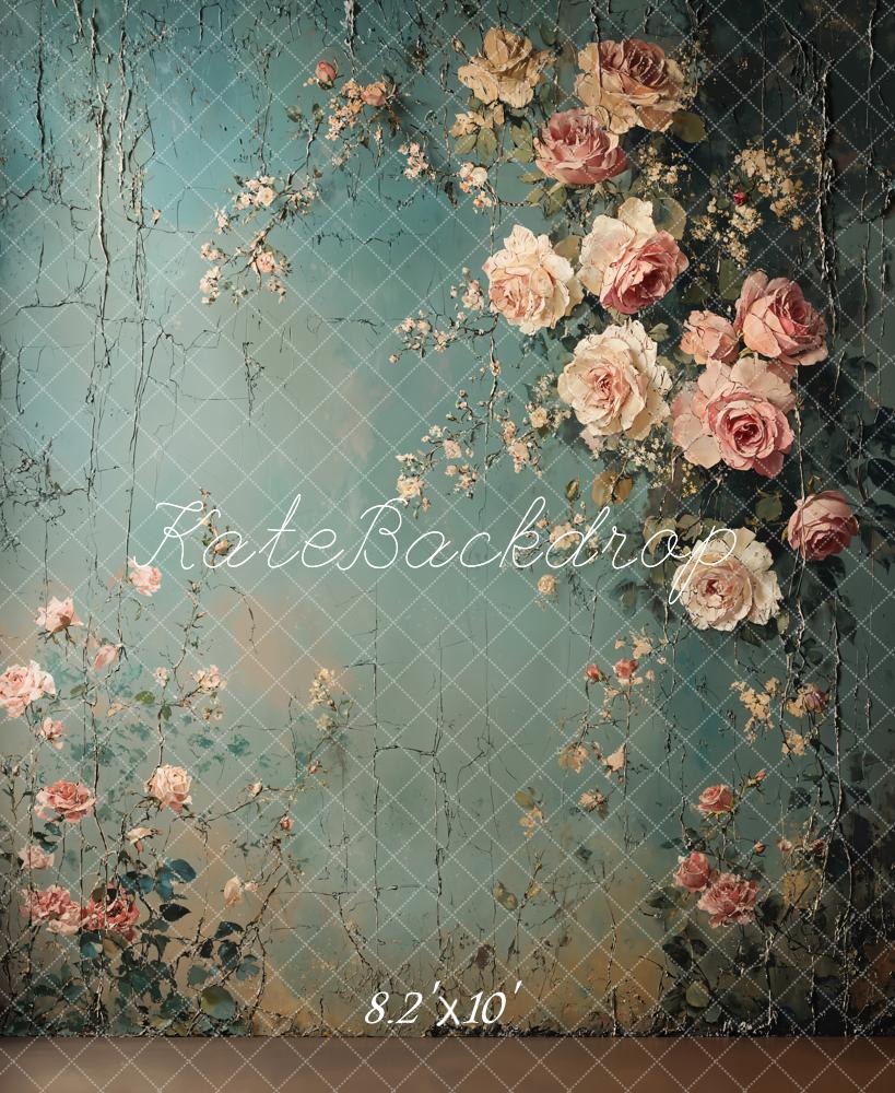 Kate Fine Art Vintage Flower Backdrop Designed by Emetselch -UK