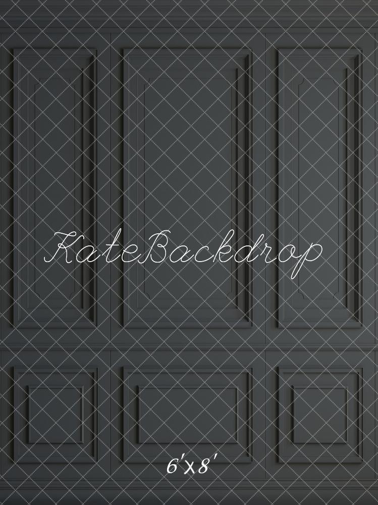 Kate Gray Black Vintage Wall Fleece Backdrop for Photography -UK