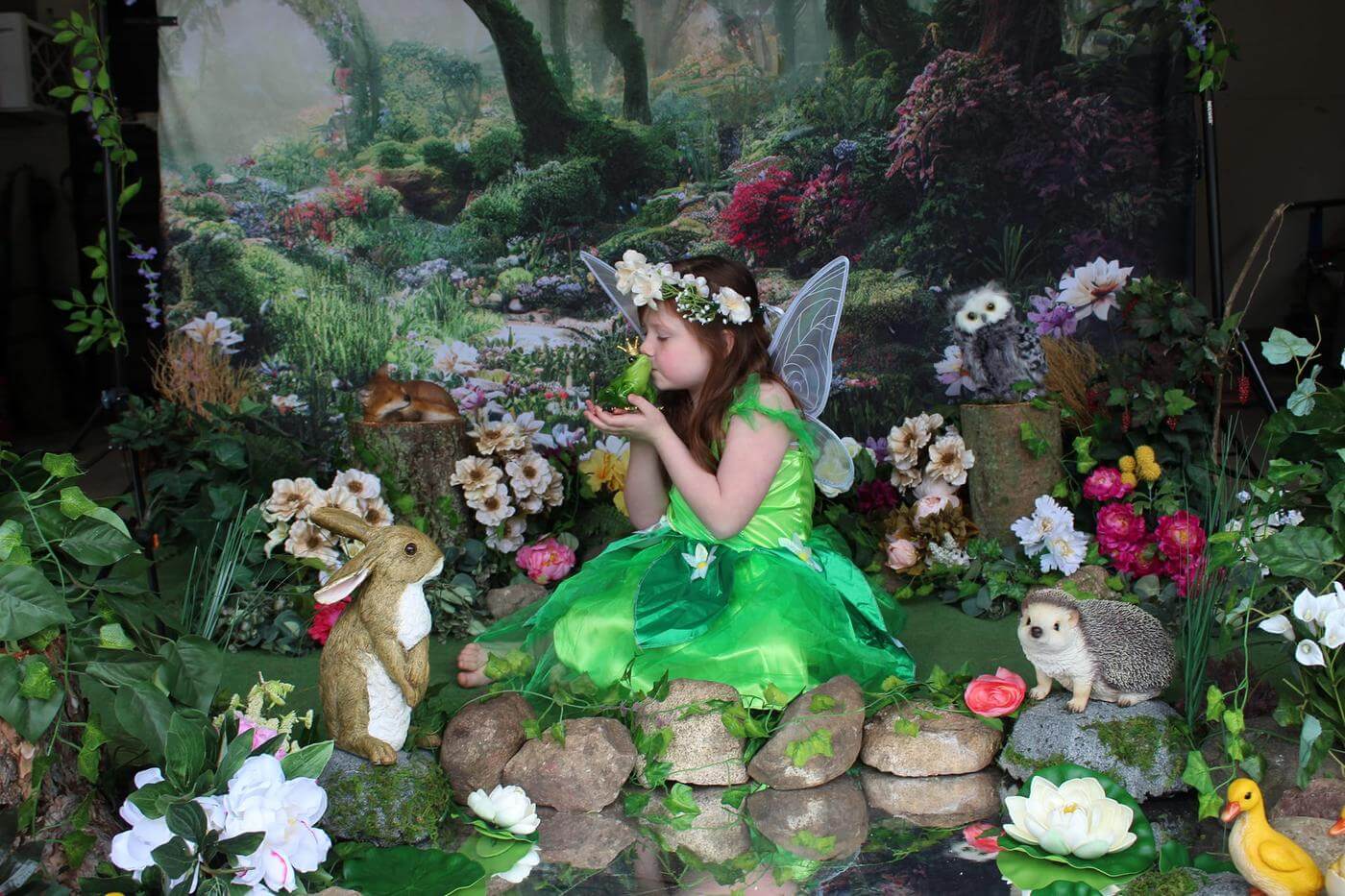 Kate Forest Fantasy Jungle Flower Backdrop Designed by Chain Photography -UK