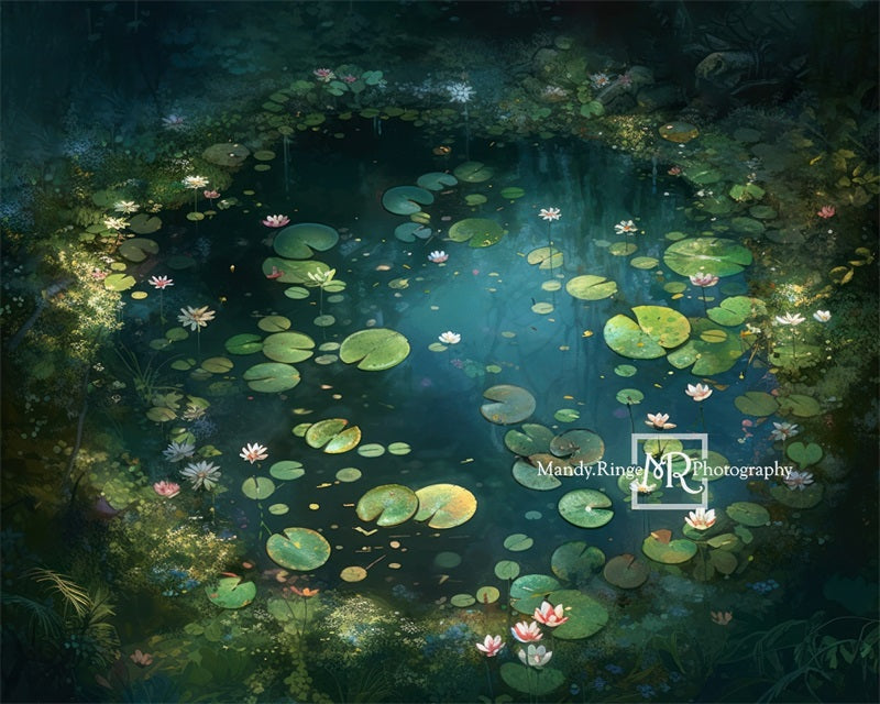 Kate Fairy Forest Waterlily Backdrop Designed by Mandy Ringe Photography -UK