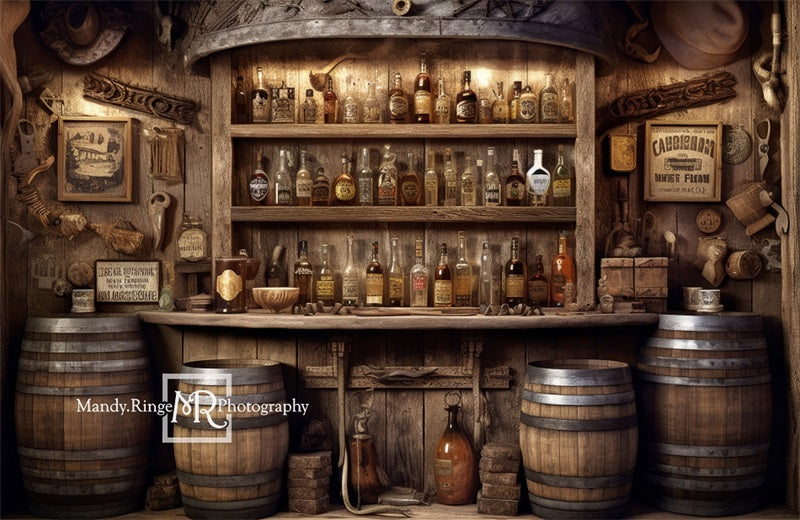 Kate Old Western Wine Wall Backdrop Designed by Mandy Ringe Photography -UK