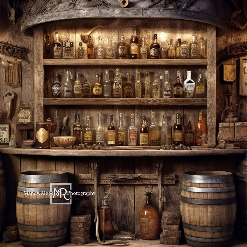 Kate Old Western Wine Wall Backdrop Designed by Mandy Ringe Photography -UK