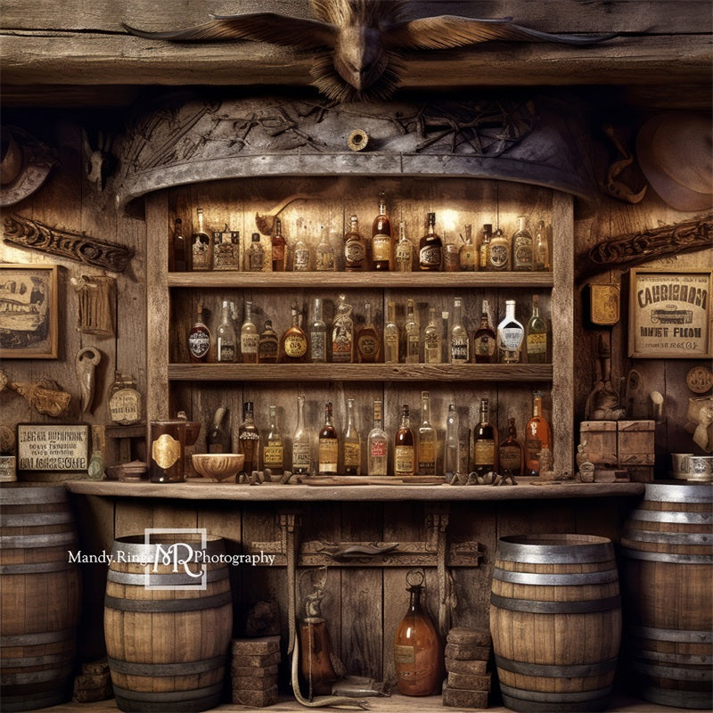 Kate Old Western Wine Wall Backdrop Designed by Mandy Ringe Photography -UK