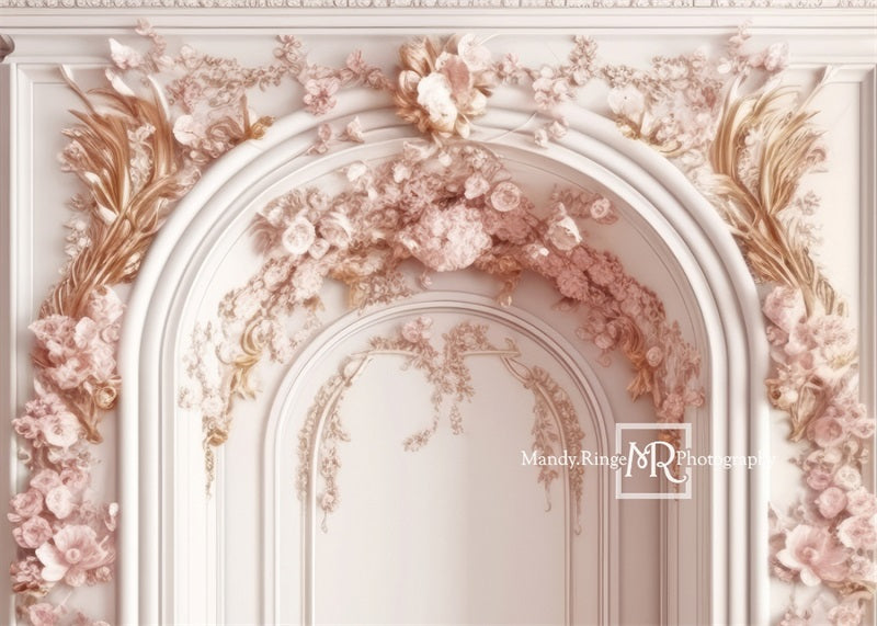 Kate Pink and White Princess Wall Backdrop Designed by Mandy Ringe Photography -UK