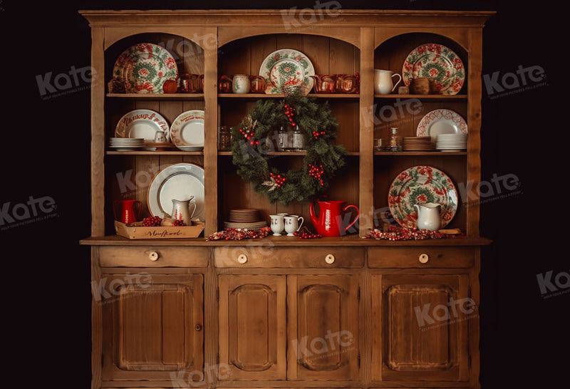 Kate Christmas Cupboard Backdrop for Photography -UK