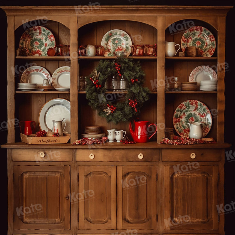 Kate Christmas Cupboard Backdrop for Photography -UK