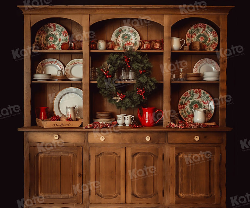 Kate Christmas Cupboard Backdrop for Photography -UK