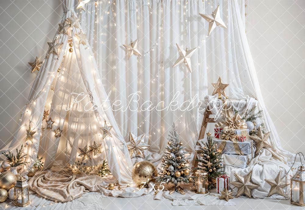 Kate Christmas Fantasy Dream Tent Star Backdrop for Photography -UK