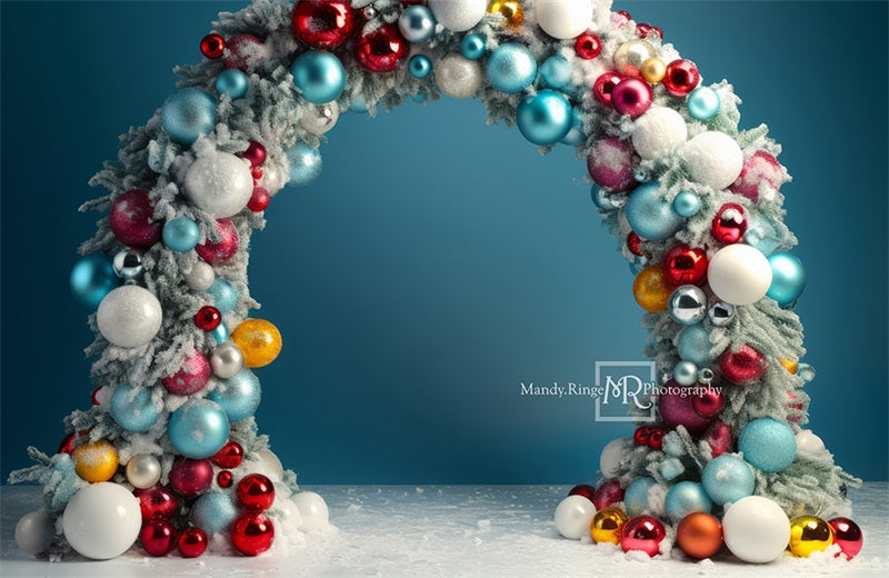 Kate Christmas Ornament Arch Backdrop Designed by Mandy Ringe Photography -UK