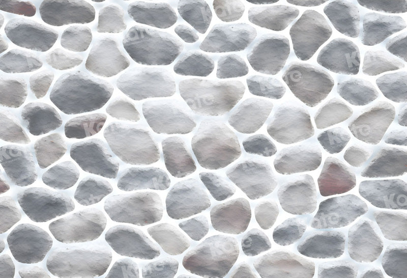 Kate Winter Snowy Cobblestone Floor Backdrop for Photography -UK