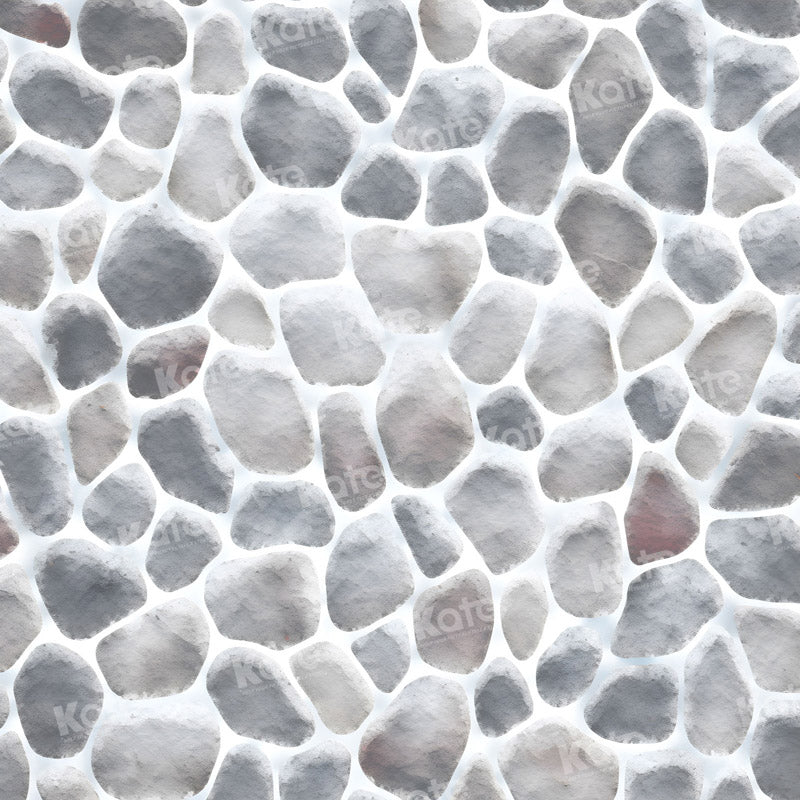 Kate Winter Snowy Cobblestone Floor Backdrop for Photography -UK