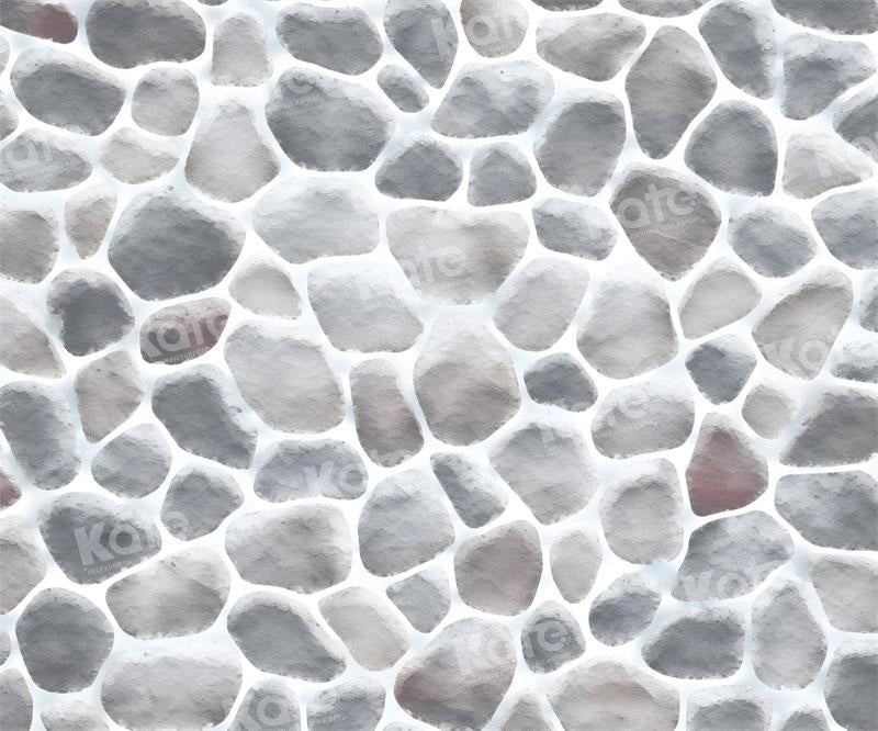 Kate Winter Snowy Cobblestone Floor Backdrop for Photography -UK