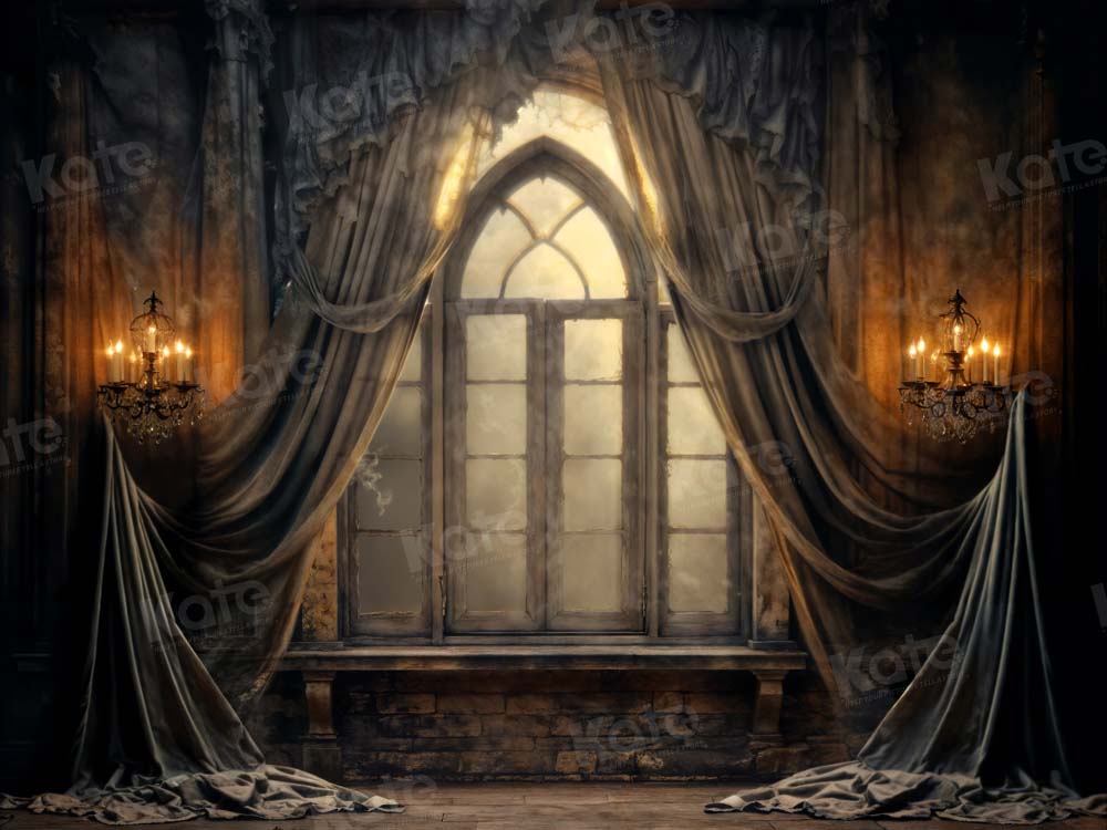 Kate Halloween Dark Stage Curtain Backdrop Designed by Emetselch -UK