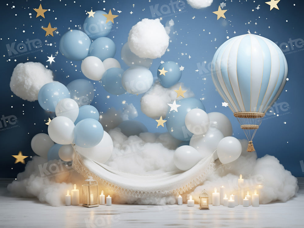 Kate Children Sweet Dream Hot Air Balloon Backdrop Designed by Chain Photography -UK