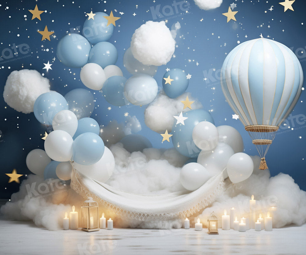 Kate Children Sweet Dream Hot Air Balloon Backdrop Designed by Chain Photography -UK