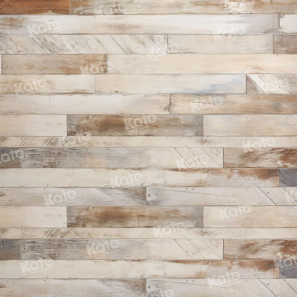 Kate Distressed Striped Wood Floor Backdrop for Photography -UK