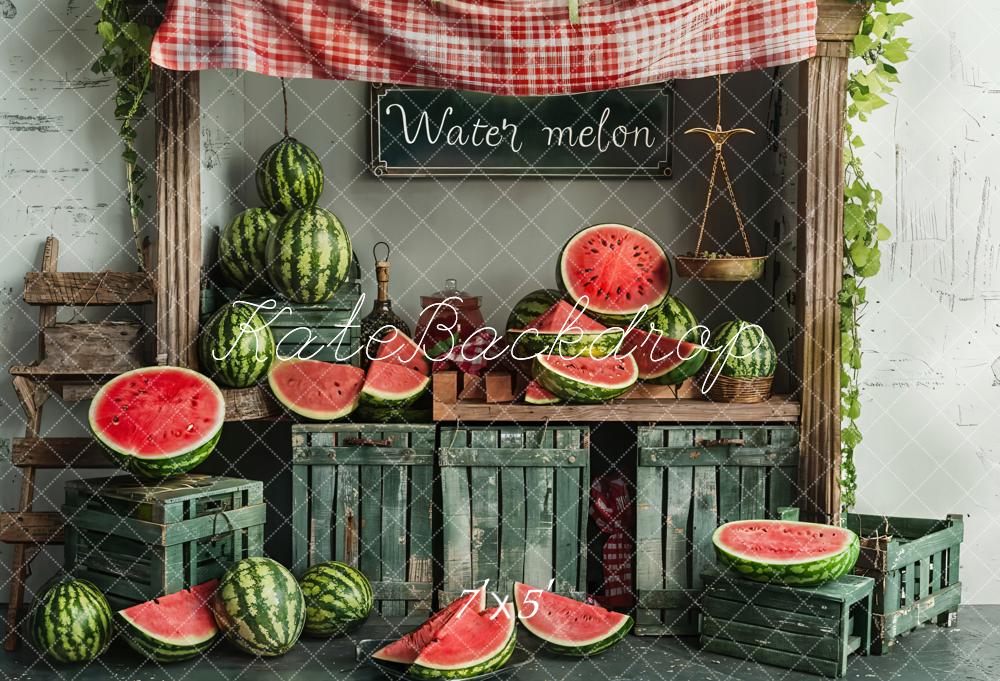 Kate Summer Watermelon Shop Backdrop Designed by Emetselch -UK