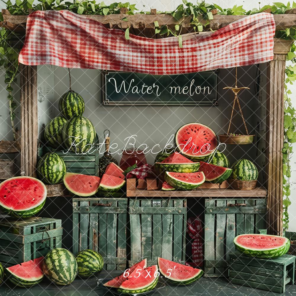 Kate Summer Watermelon Shop Backdrop Designed by Emetselch -UK