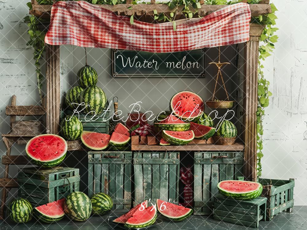 Kate Summer Watermelon Shop Backdrop Designed by Emetselch -UK