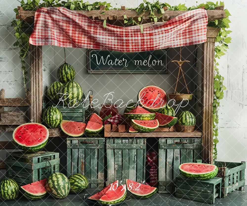 Kate Summer Watermelon Shop Backdrop Designed by Emetselch -UK