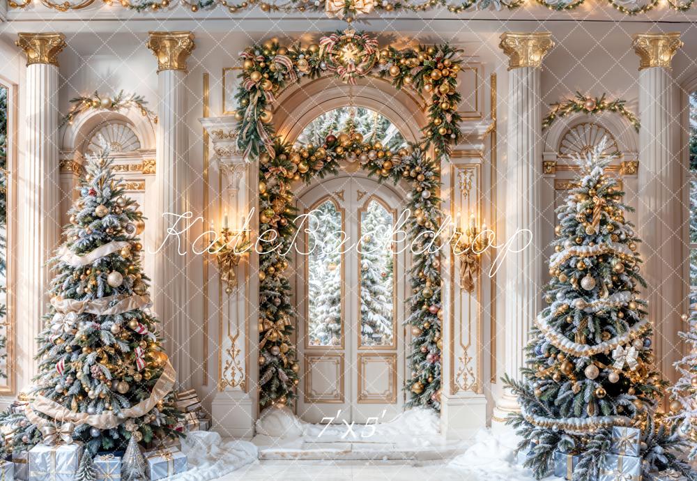 On Sale Kate Winter Christmas Retro Grand Palace Backdrop Designed by Chain Photography -UK