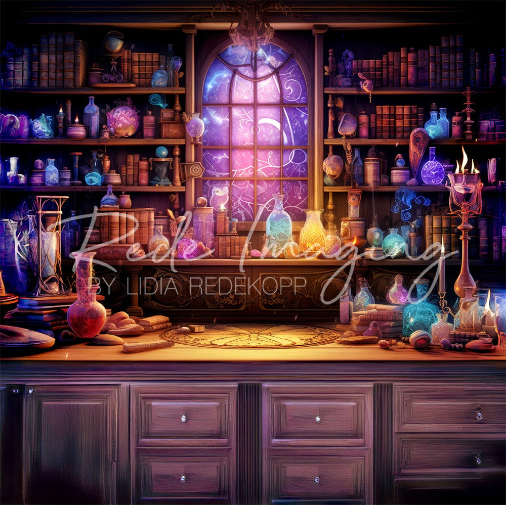 Kate Halloween Dreamy Magic Potion Lab Backdrop Designed by Lidia Redekopp -UK