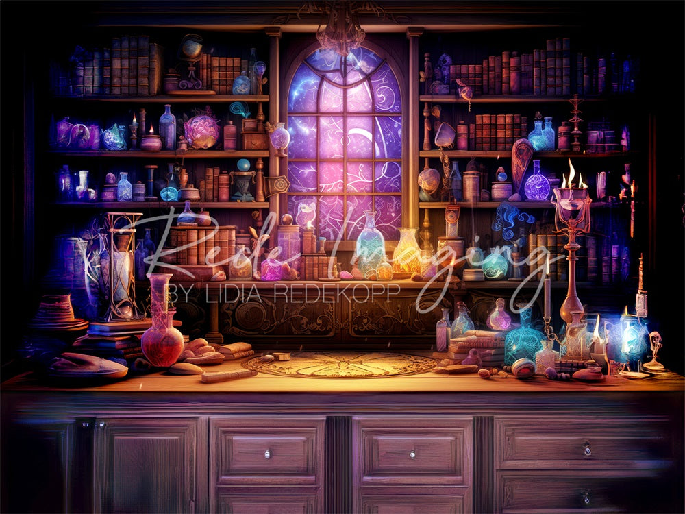 Kate Halloween Dreamy Magic Potion Lab Backdrop Designed by Lidia Redekopp -UK