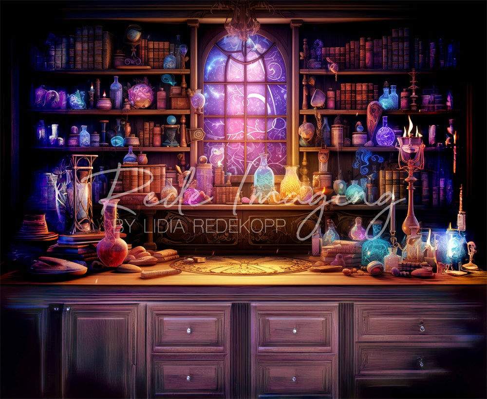 Kate Halloween Dreamy Magic Potion Lab Backdrop Designed by Lidia Redekopp -UK