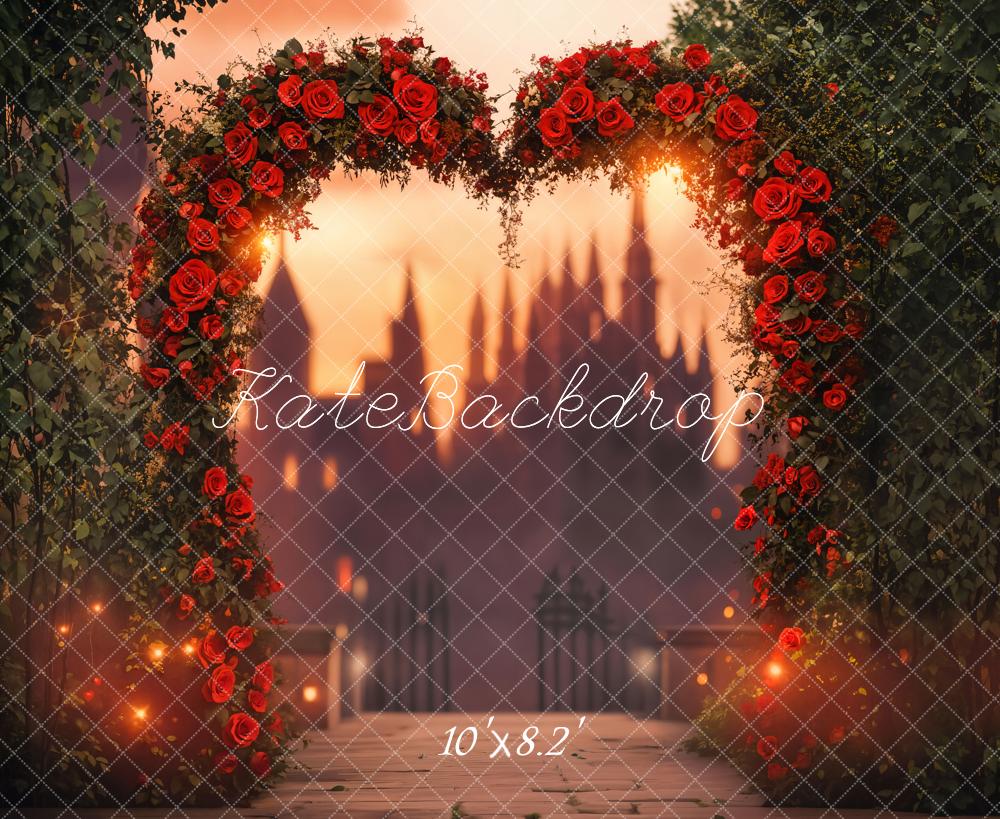 Kate Heart Rose Arch Flower Backdrop Designed by Emetselch -UK