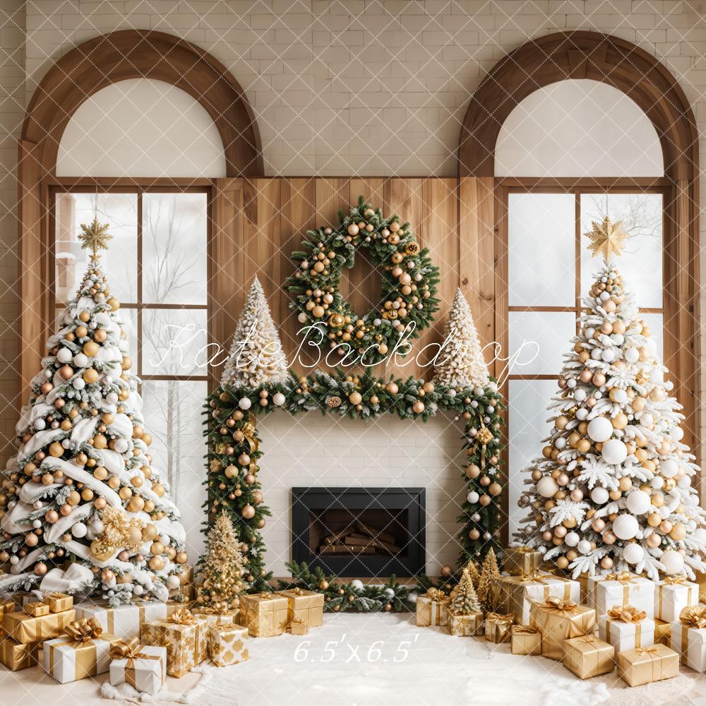 On Sale Kate Christmas Window Trees Fireplace Backdrop Designed by Emetselch -UK