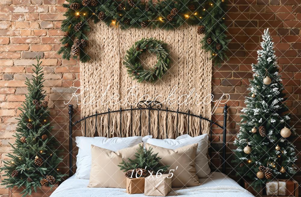 On Sale Kate Christmas Tree Headboard Boho Backdrop Designed by Emetselch -UK