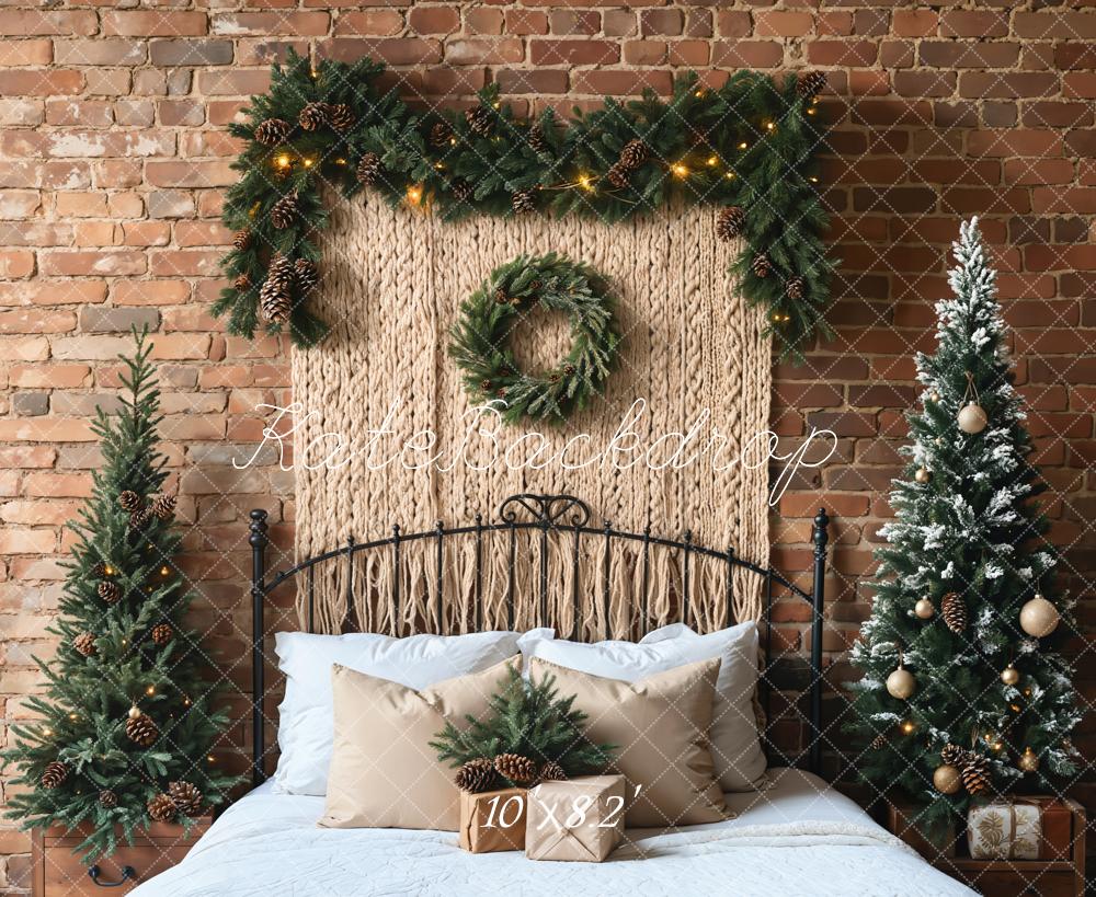 On Sale Kate Christmas Tree Headboard Boho Backdrop Designed by Emetselch -UK