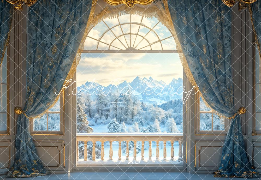 Kate Winter Palace Arch Door Curtains Backdrop Designed by Emetselch -UK