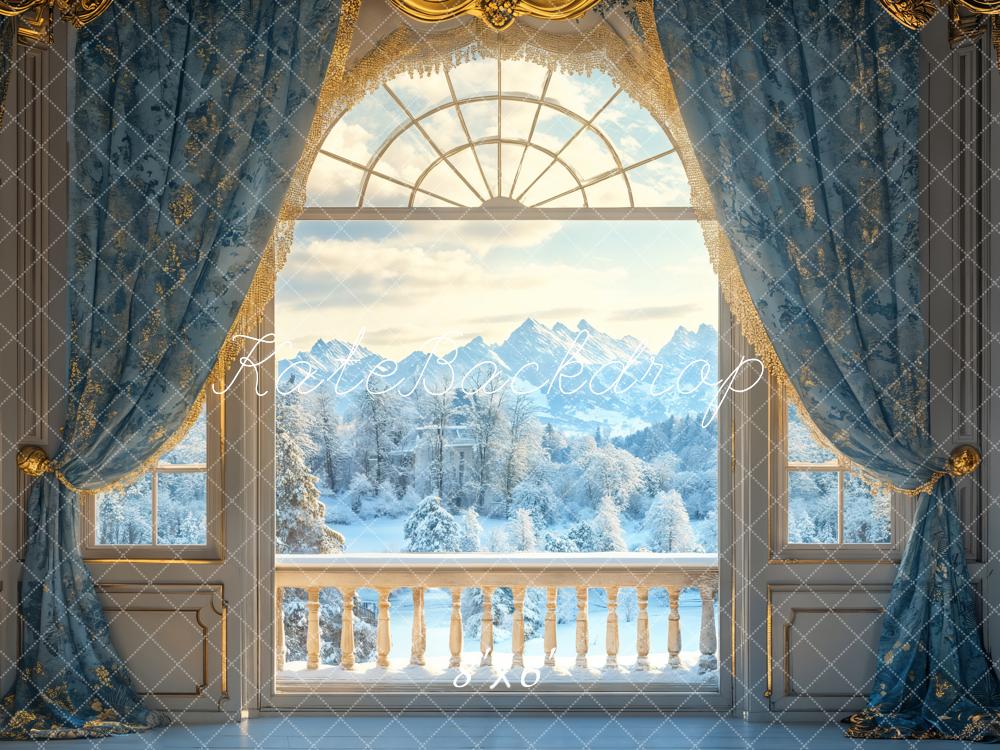 Kate Winter Palace Arch Door Curtains Backdrop Designed by Emetselch -UK