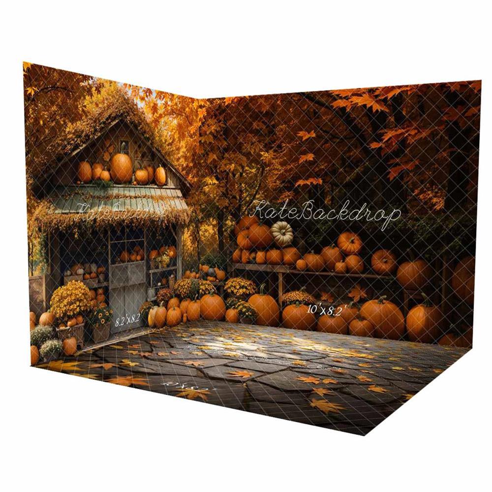 Kate Autumn Pumpkin Barn Maple Room Set -UK