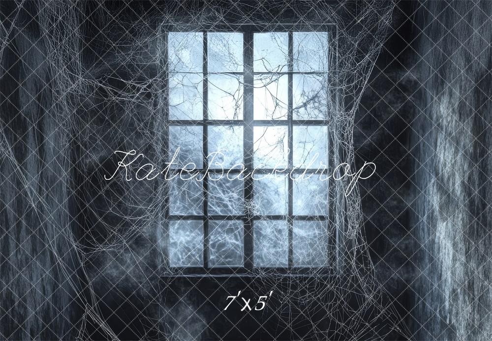 Kate Halloween Spiderweb Window Backdrop Designed by Lidia Redekopp -UK