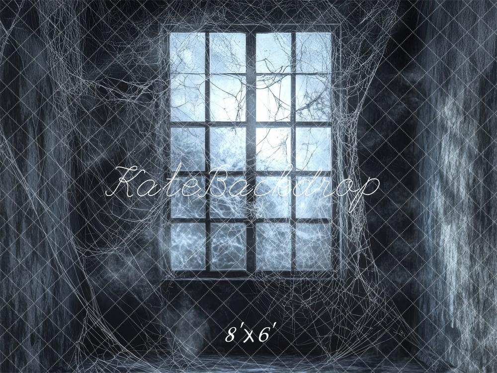 Kate Halloween Spiderweb Window Backdrop Designed by Lidia Redekopp -UK