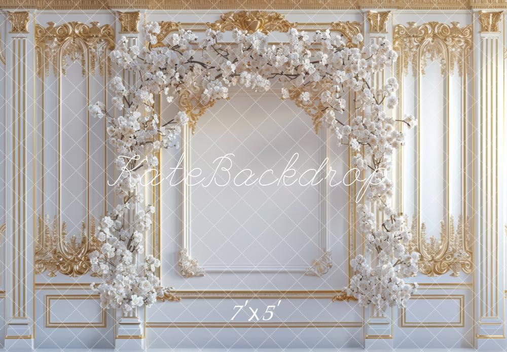 Kate Flower Arch Elegant Wedding Backdrop Designed by Mini MakeBelieve -UK