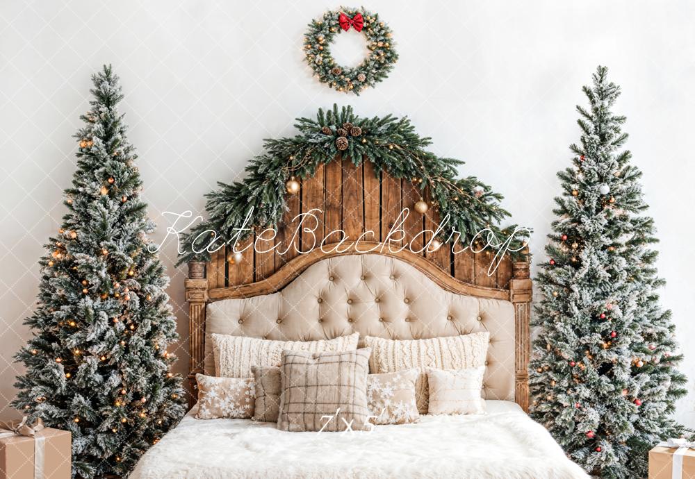 Kate Christmas Headboard Wreath Backdrop Designed by Emetselch -UK