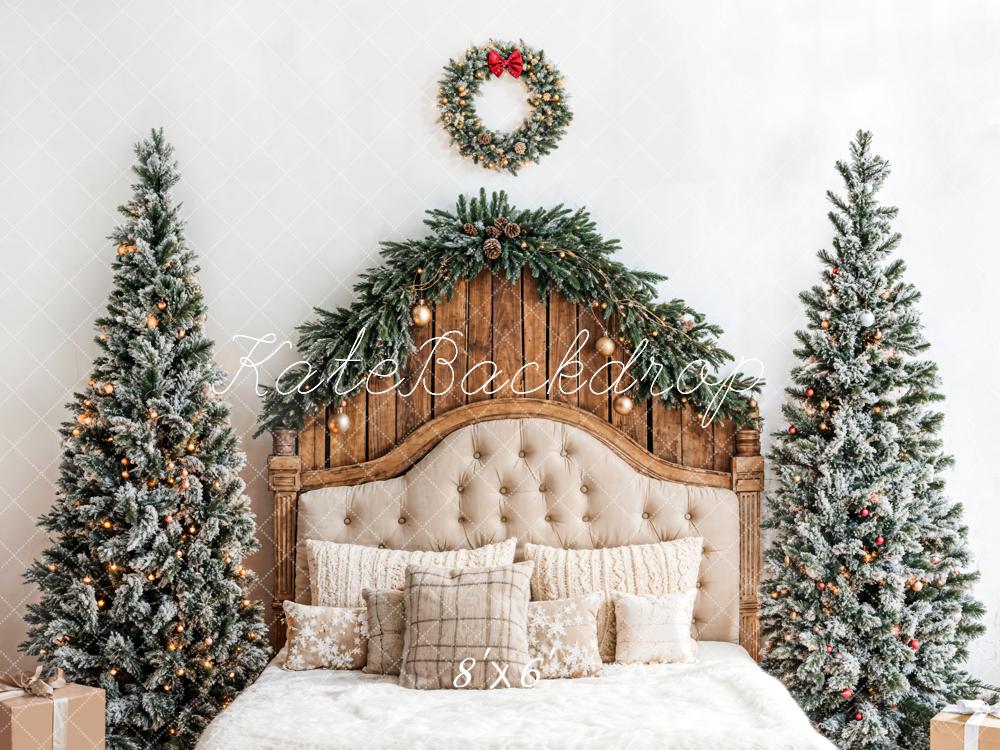 Kate Christmas Headboard Wreath Backdrop Designed by Emetselch -UK